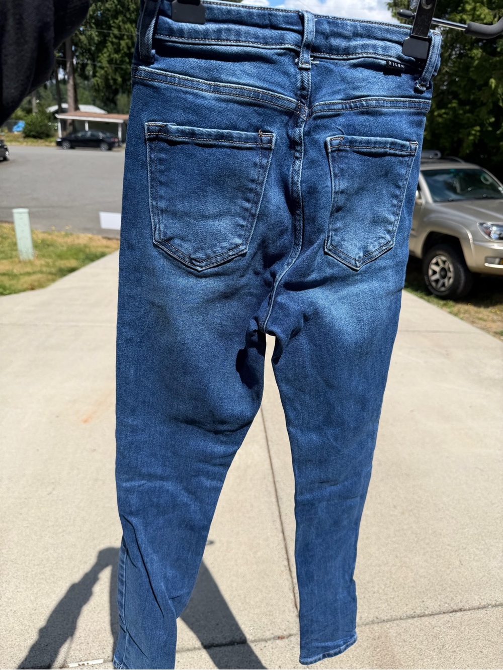 Risen Blue Denim Jeans - Classic Slim Fit